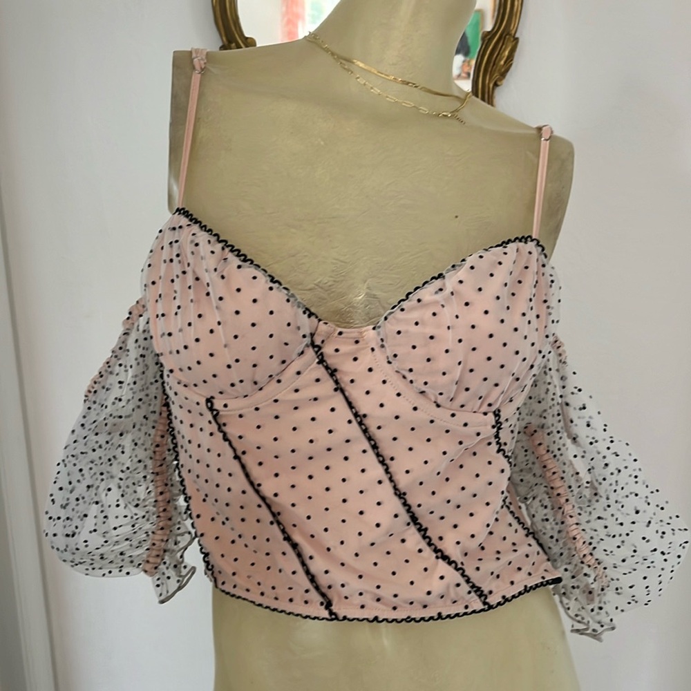 Gorgeous Revolve MAJORELLE Crop Top Bustier